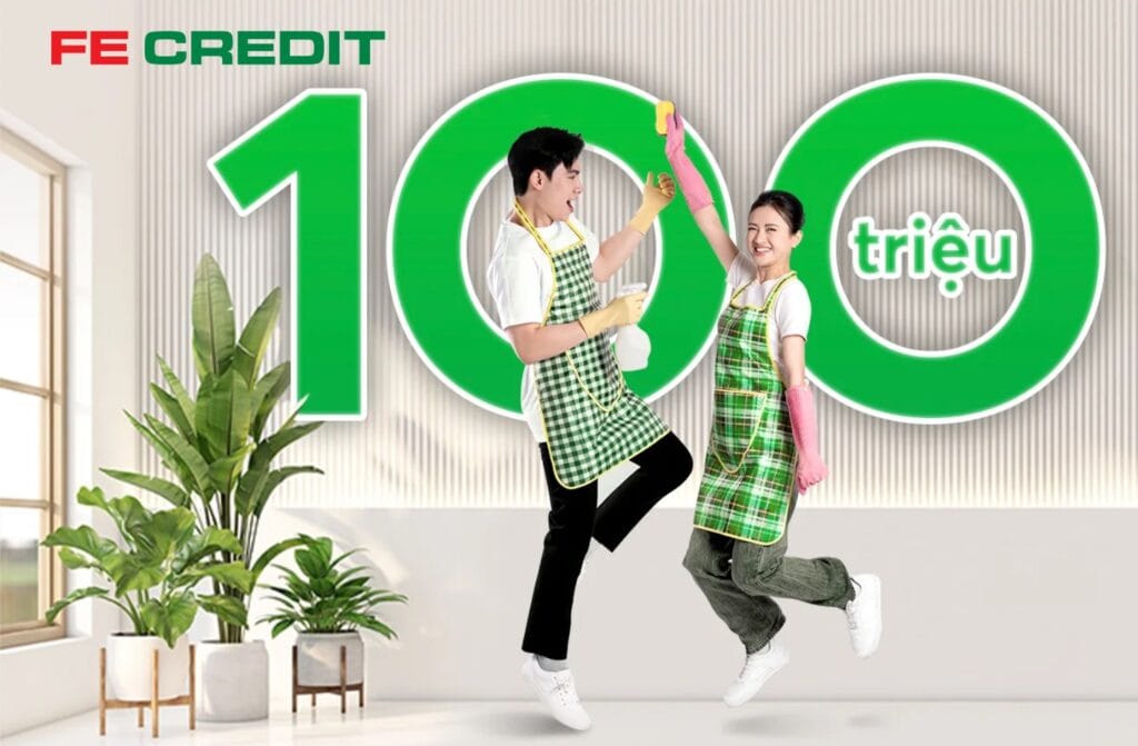 FE Credit – Vay tiền mặt đến 100 triệu đồng, nhận tại FPT Shop, Thế Giới Di Động và các điểm giao dịch toàn quốc.