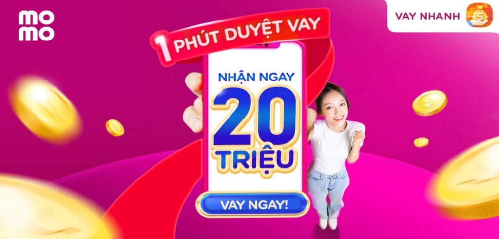 MoMo Vay Nhanh – Vay tiền online trên ví điện tử quốc dân, duyệt hồ sơ chỉ trong 1 phút.