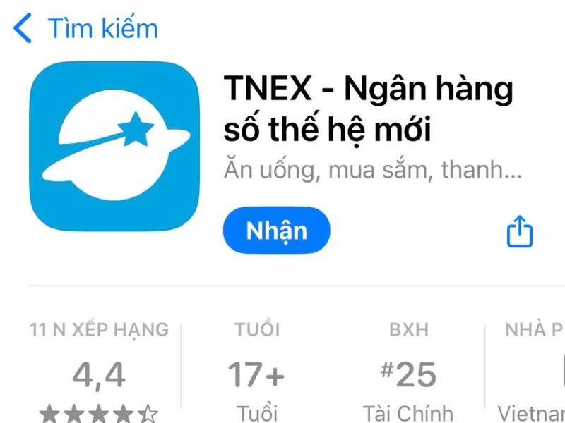 Tải ứng dụng TNEX từ CH Play hoặc App Store để đăng ký vay tiền online nhanh