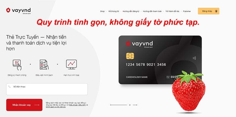 VayVND vay tiền online tiện lợi 100% online không cần gặp mặt, hạn mức đến 15 triệu