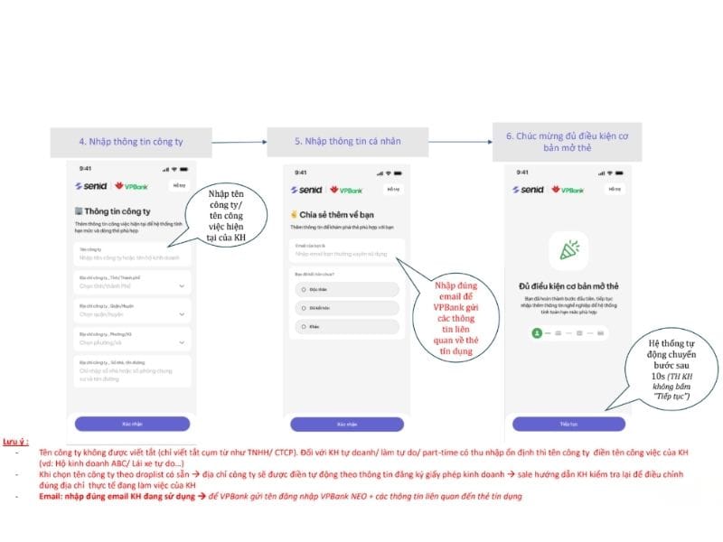 Điền tiếp thông tin