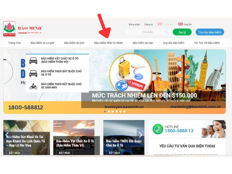Các bước mua bảo hiểm Bảo Minh online