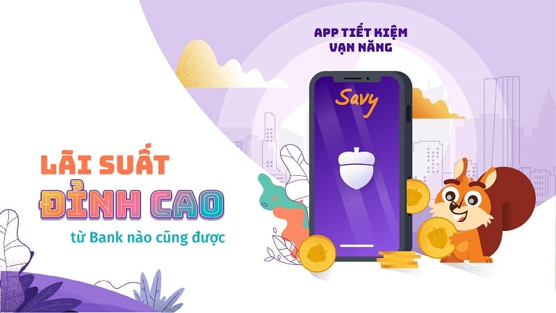 Ứng dụng tích lũy tiền - Savy